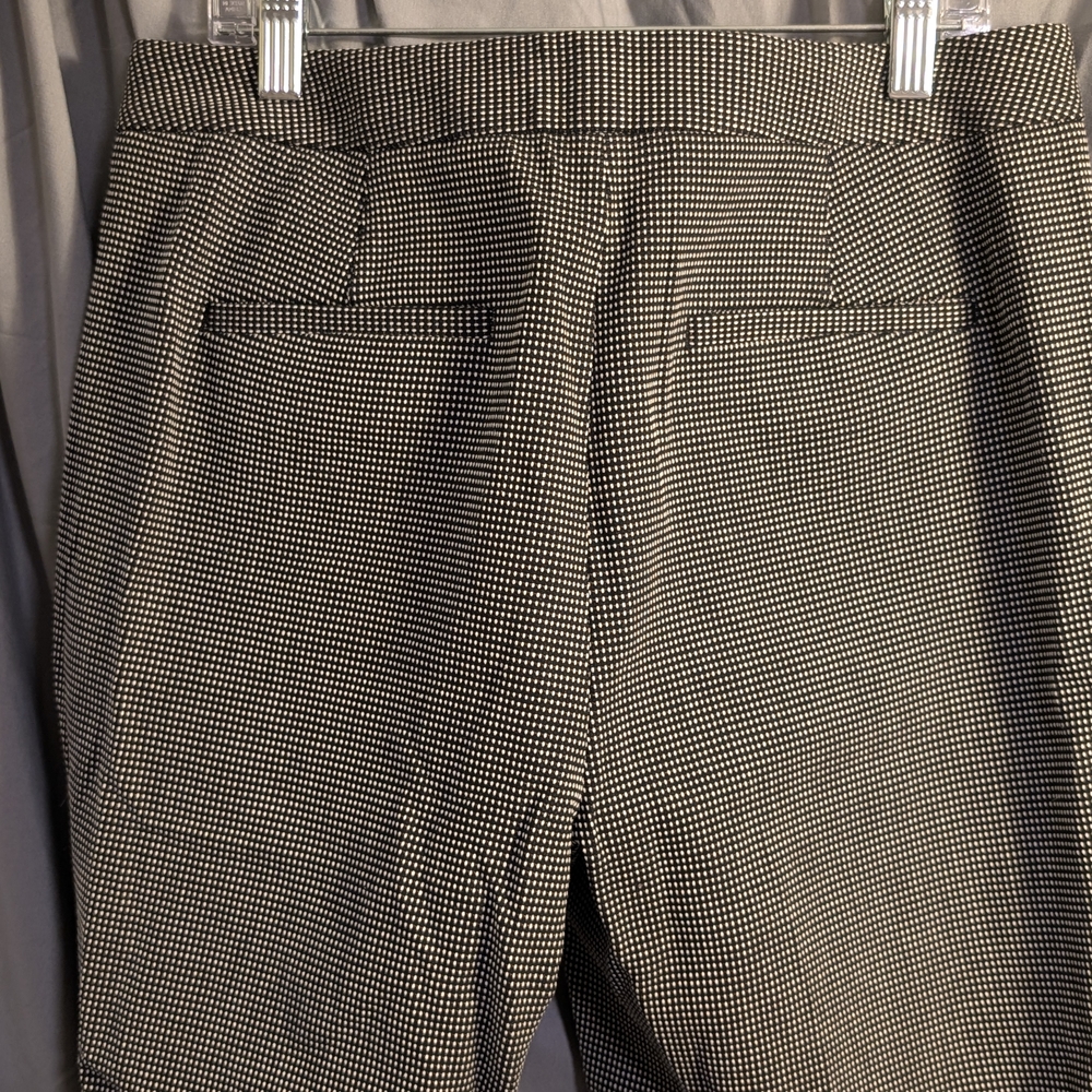 Banana Republic Size 6 Checkered Flare Dress Pants Workwear Office